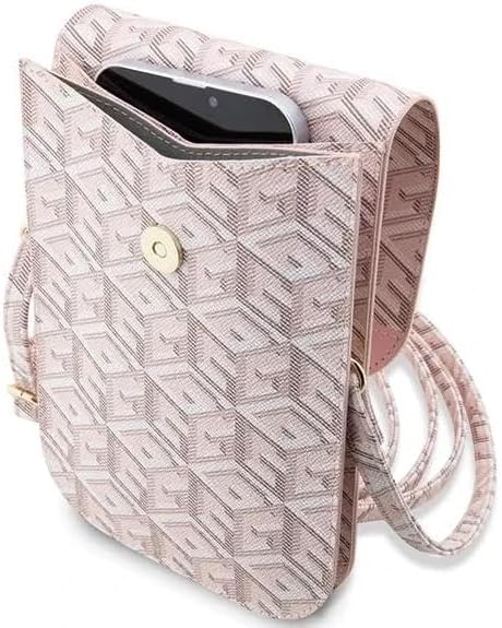 Guess GCube Stripe Sock & Pouch - Pink